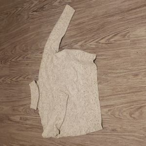 Cream Turtleneck Sweater